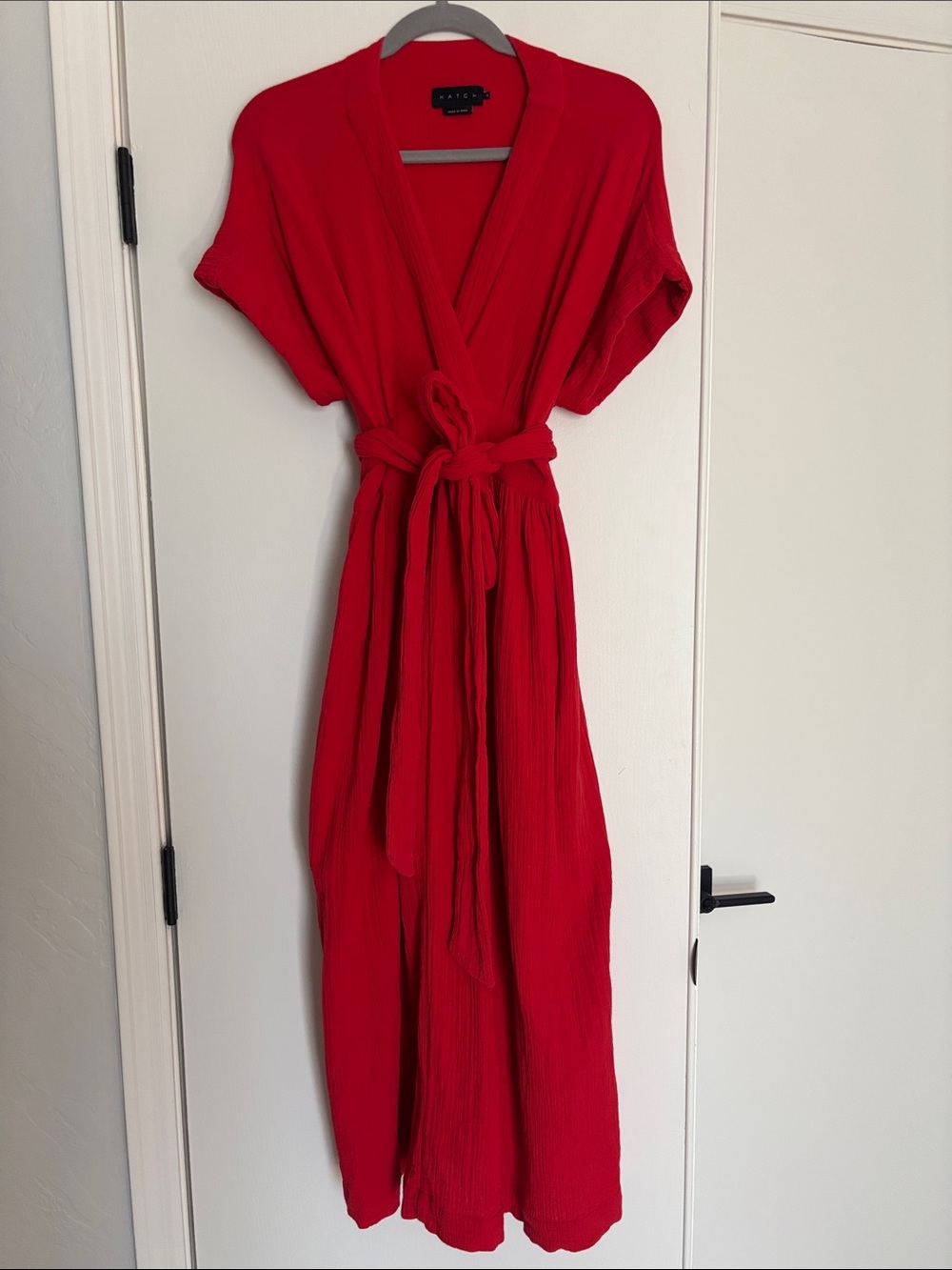 Red Hatch Carolina dress. Size 3 (equivalent to L /10-12).